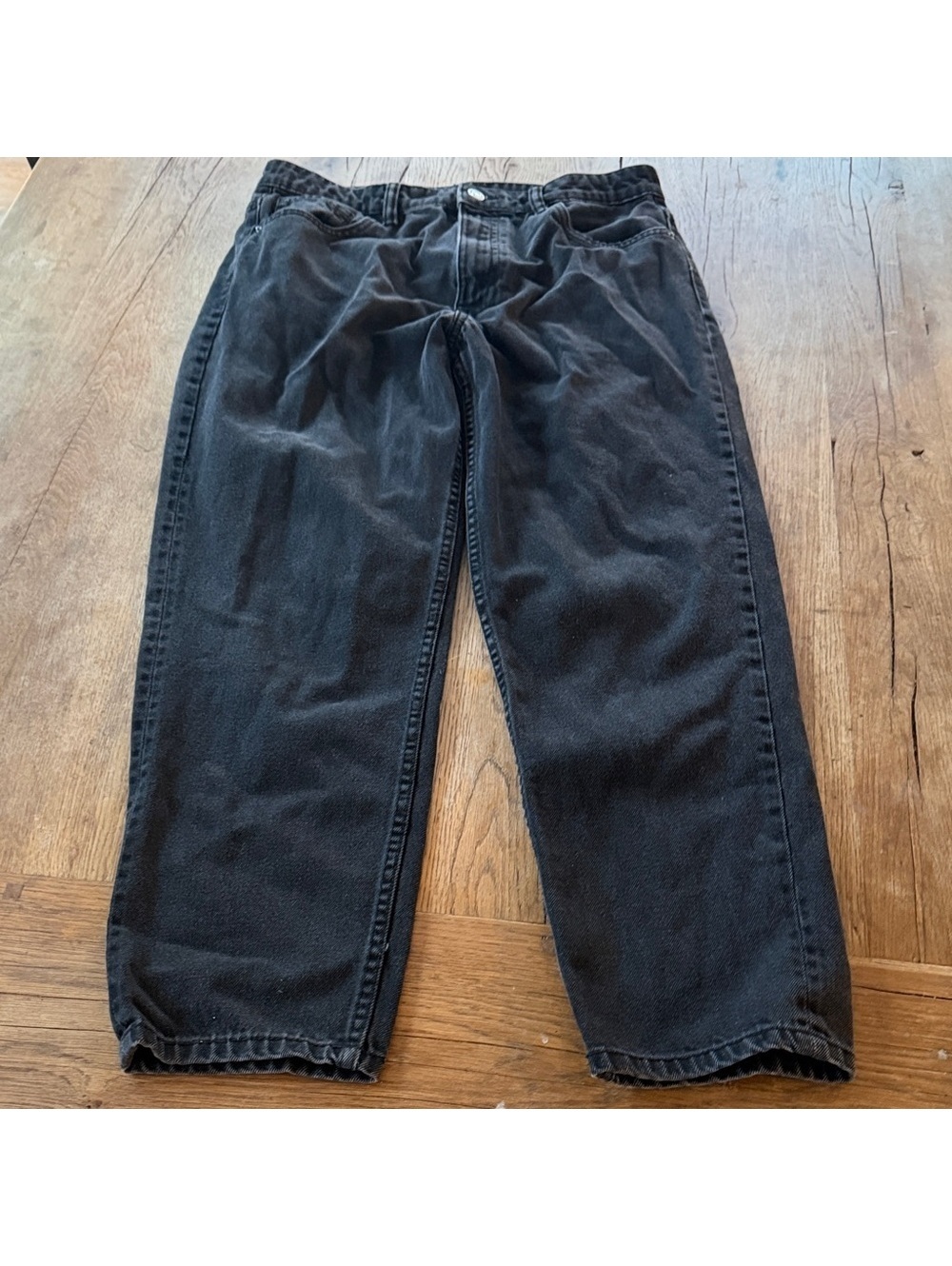 Zara Black Denim Jeans size 8